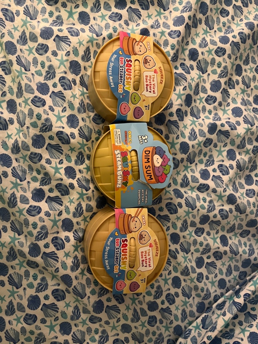 Dim Sum Squishy Set - Yellow Containers